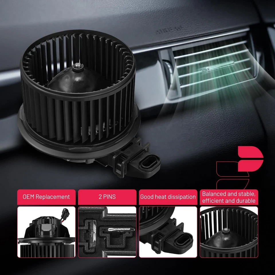 Motor soplador y resistencia HVAC para Ford Escape F-250 Super Duty 2008-2010 delantero Foto 4 de 4