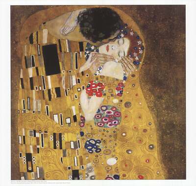 GUSTAV KLIMT The Kiss 17