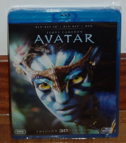 Avatar Blu-Ray 3D/Blu-Ray+ DVD New Sealed Fantastic (Sleeveless Open) a-B-C