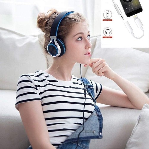 Adapter Jack Aux Adapter for iPhone, Headphone Cable 1/2 Pack iPhone to 3.5mm - Photo 5 sur 8