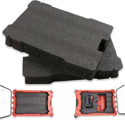 Customizable Foam Inserts for Milwaukee Packout Tool Box - 2 Pack