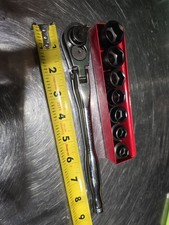 Matco Tools Miltary Passthtough Ratchet And Socket Set Sae. Bit Driver Included Matco Tools Miltary Passthtough Ratchet And Socket Set Sae. Bit Driver Included
