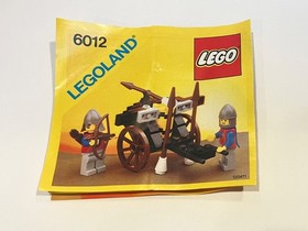 Lego 6012 Castle Siege Cart 100% complete w/ manual