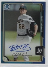 2015 Bowman Chrome Prospects Blue Refractor /150 Brett Graves #BCAP-BG Auto 0kz