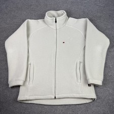 Berghaus Jacket Womens 12 Cream Polartec Fleece Full Zip Outdoor Hiking Walking