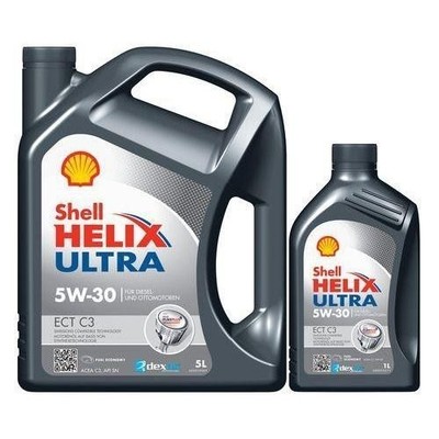 Motoröl SHELL Helix Ultra ECT C3 5W-30 5+1Liter 6 Liter Aktion 550054065