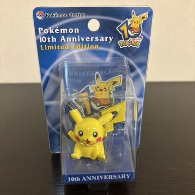 Pokemon Center 10th Anniversary Limited Pikachu Figure 2006 Unopened
