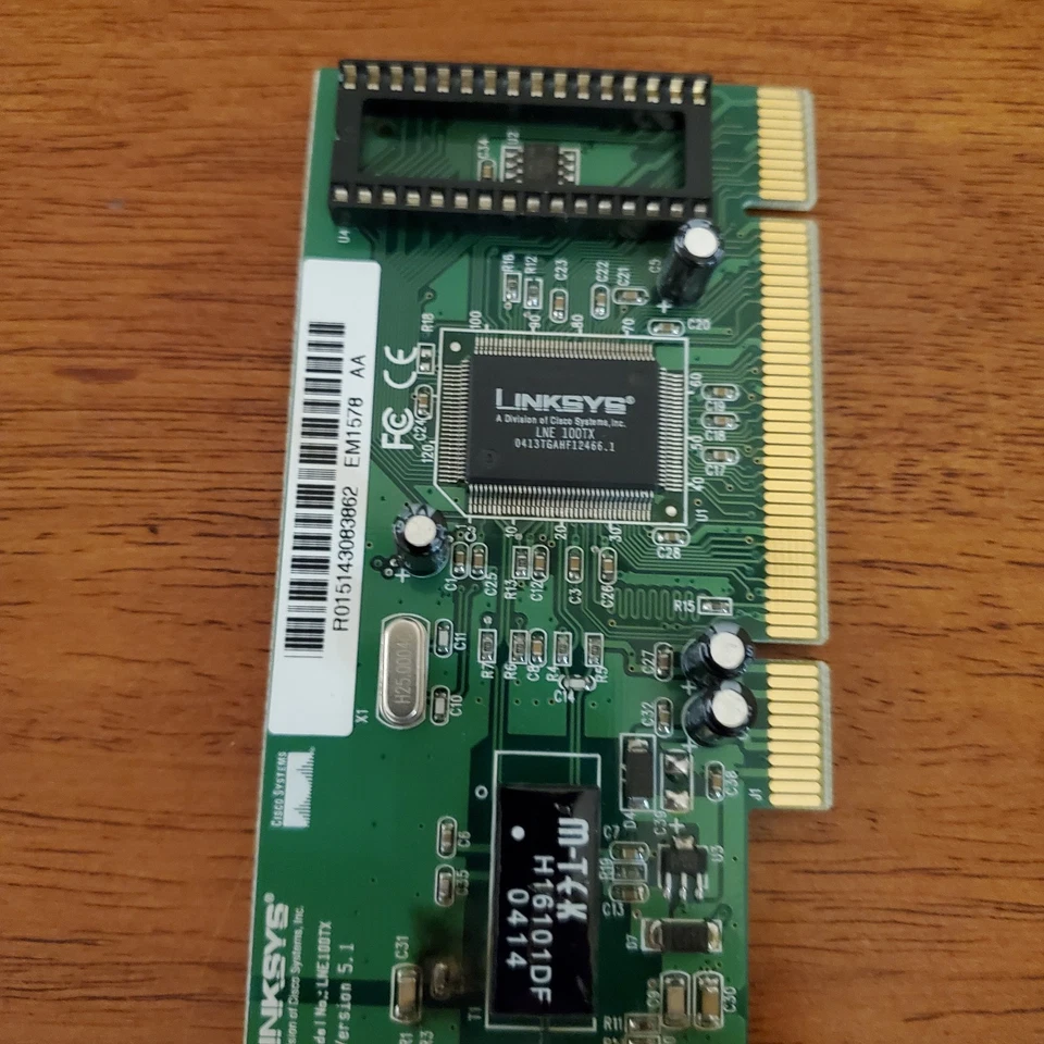 Network Card Lot Linksys 10/100 LME 100TX Delta LF8221M Lot Of 2 New - Image 4 of 4