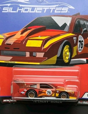 Hot Wheels Car Culture Silhouettes 1976 Chevy Monza 1/5 Premium Real Riders 