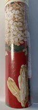 York Wallcoverings Wallpaper Double Roll Red Floral TB9843