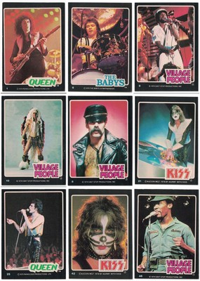 1979 Donruss Rock Stars - You Pick to Complete Your Set