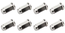 (8 Pack) ITP Flat Base Chrome Lug Nut  For KAWASAKI MULE SX 4x4 FI 2022