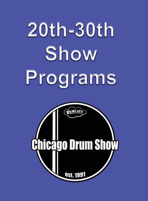 Chicago Drum Show Programs 20-30 | Rob Cook | Buch | Englisch | 2023 | Rebeats
