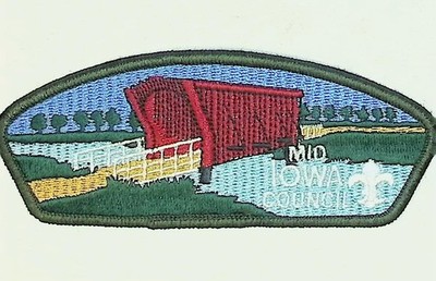 Mid Iowa Council Boy Scout Council Patch CSP Iowa BSA Twill