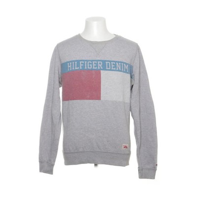Hilfiger Denim, Sweatshirt, Größe: S, Grau, Baumwolle/Elasthan/Polyester #SYy