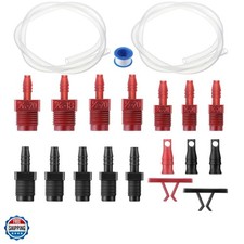 Master Cylinder Bleeder Kit Complete Brake Bleeder Kit with 22 in Clear Hose,...