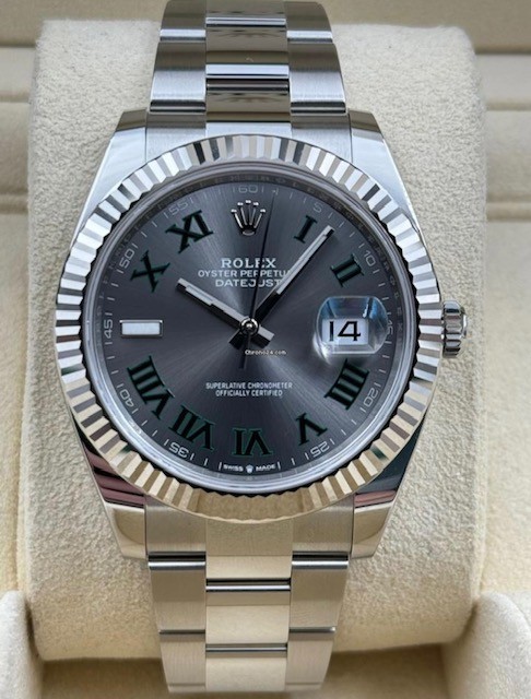 ROLEX WIMBLEDON DATEJUST STEEL