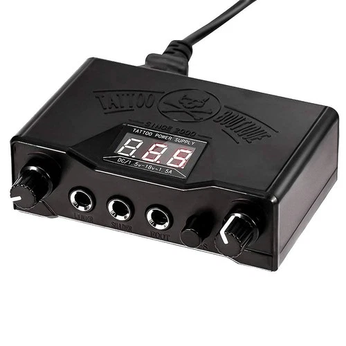 Narkysus Tattoo Power Supply Kit Dual Digital Tattoo Machine Power Supply image 3
