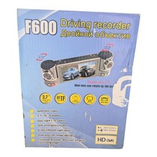 Dash Cam Dual 1080P HD Vehicle Camera 2.7" LCD Display 16:9 NIB