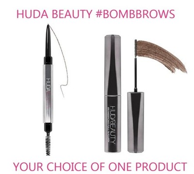Huda Beauty #BOMBBROWS Full n Fluffy or Microshade Brow Pencil Choose your color
