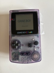 PROFESSIONALLY RESTORED Game Boy COLOR Console (Atomic Purple) Handheld