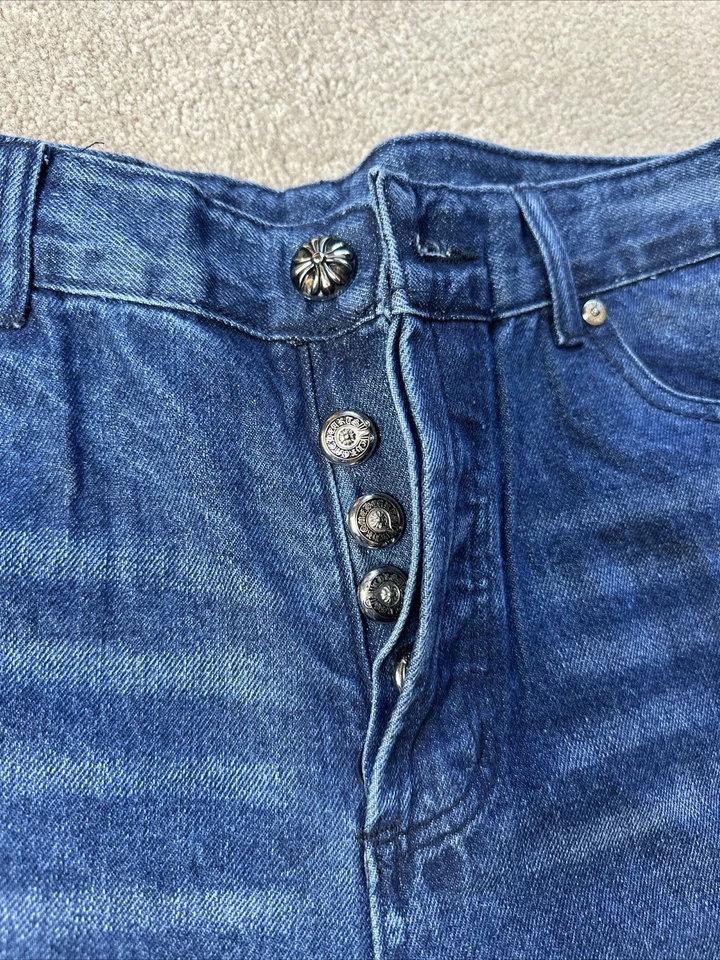 Jeans Vintage Cromo Corazones Azul Levis Bordados Talla 34 Talla 313 G2U Foto 4 de 4