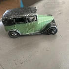 Dinky Toys (Meccano) No. 36g - Austin Taxi cab, vintage diecast car, green black