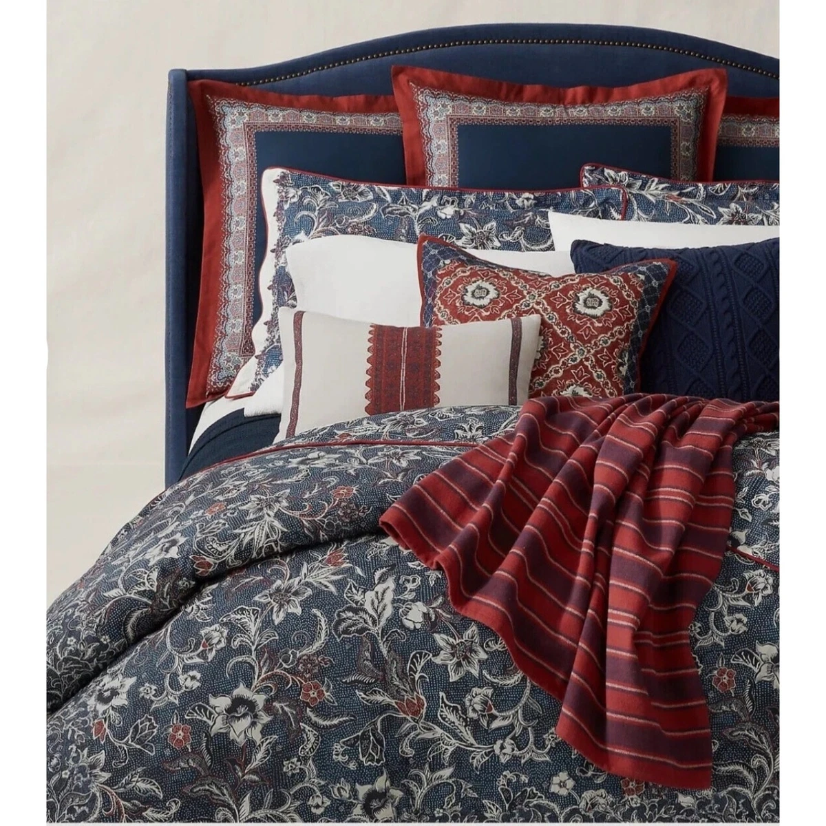 25+ Ralph Lauren Blue Floral Duvet Covers & Bedding Sets for sale