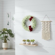 Ghirlanda di Fiori Artificiali Aspetto Realistico Floreale da Porta