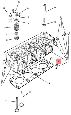 1x Original GM/OPEL 90353654 Hülse, Gehäuse an Zylinderkopf Astra F G H Vectra