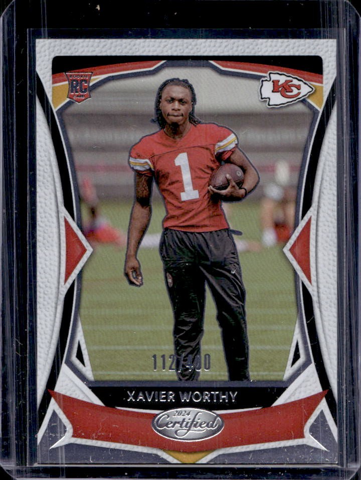 2024 Certified Xavier Worthy Rookies RC Rookie #/400 Chiefs