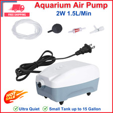 Adjustable Ultra Silent Air Pump For Aquarium Fish Tank, Electric Oxygen Pump