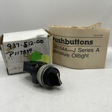 General Electric GE CR104A-J Series A Miniature Oiltight Selector Switch NOS