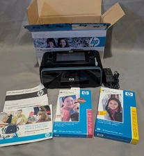 HP Photosmart A626 Digital Photo Inkjet Printer W/Box , Paper, & Accessories