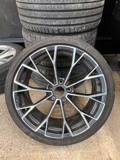 Genuine VW Golf 8 GTI / R 19-inch Alloy wheel + Tyre - 5H0601025AJ/AL grey