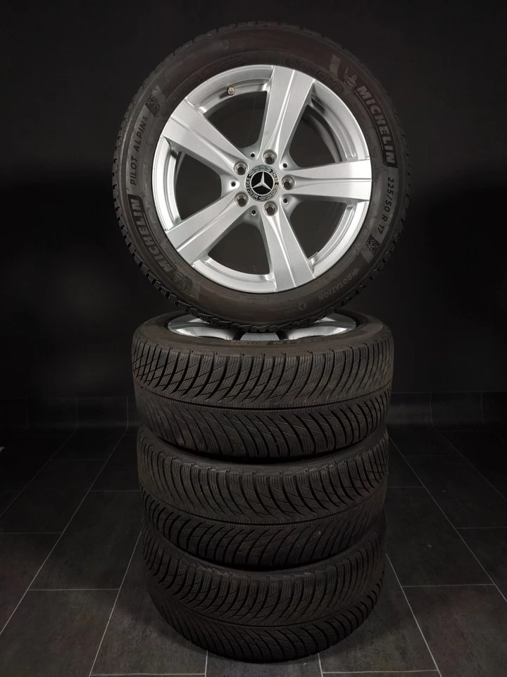 4 Winterreifen 225 50 - 245 45 R17 Mercedes C-KL W206 17" Alufelgen Winterräder - Bild 2 von 3