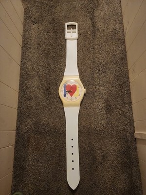 Vintage 80s rare Jumbo Oversized Plastic Watch Wall Clock | eBay