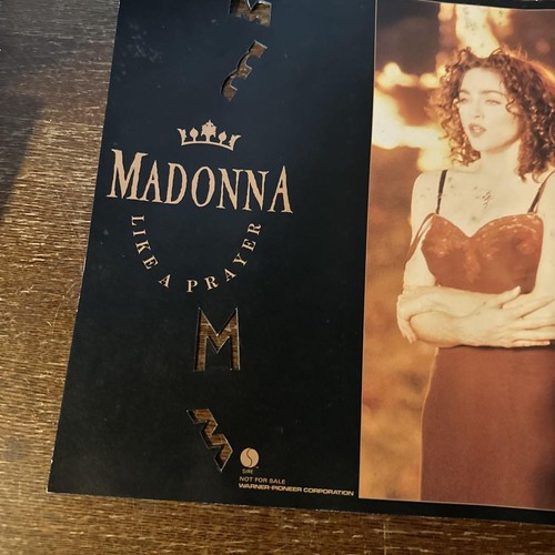 Madonna 1989 Releasea Prayer Japanese Edition Pamphlet Novelty - Picture 11 of 12