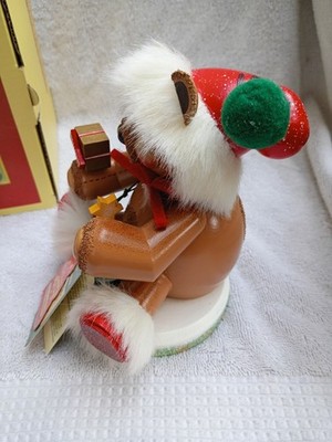 Käthe Wohlfahrt German Incense Smoker Holzknoddl w Box Bear | eBay
