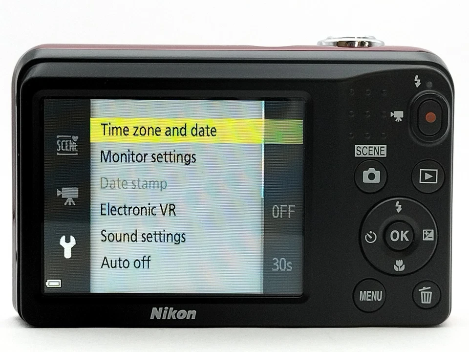 Nikon COOLPIX A10 Red 16.1MP 5x Zoom Compact Digital Camera from Japan - image 4 of 4