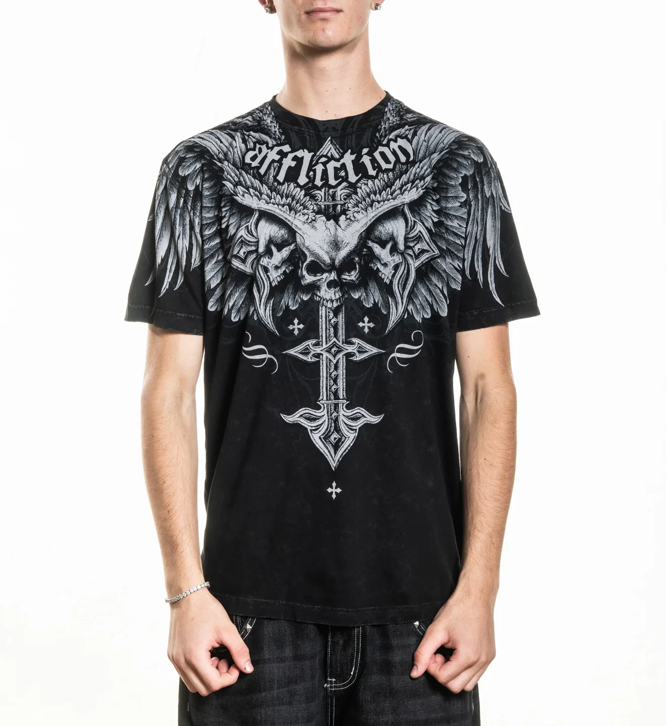 Affliction Men's T-shirt Death Eyes
Opens in a new window or tab