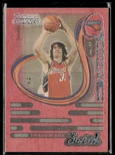 2006-07 Topps Trademark Moves Adam Morrison Trademark Swish Wood Red #/35 HS