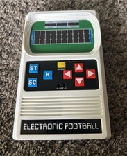 Vintage Basic Fun Mattel Classic Football Handheld Electronic Game - Tested