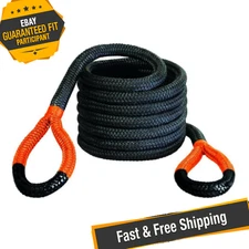 Bubba Rope 176720ORG 1-1/4" x 30' Big Series Synthetic Rope with Orange Eyes