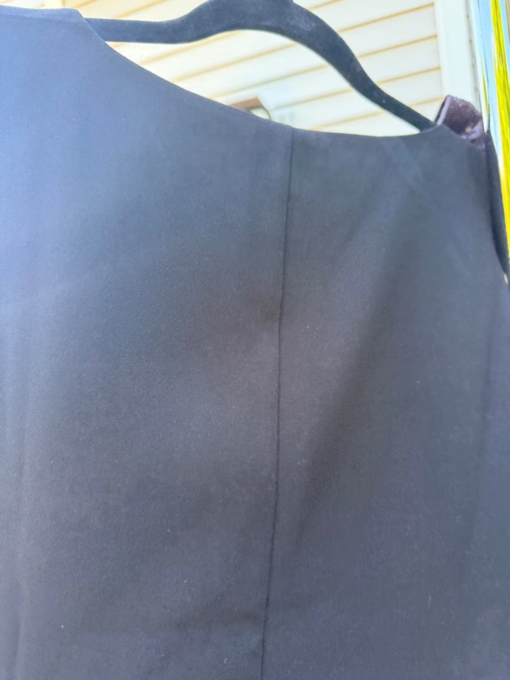 J Crew Moda Tanque Formal Lentejuelas Arco Cremallera Espalda Foto 3 de 4