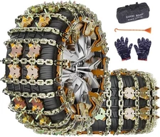 8Pcs Tire Chains for Car/SUV/Pickup Trucks Emergency Thickening Snow Chains USA