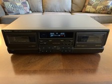 Technics RS-TR170 Stereo Double Cassette Deck - Auto Reverse   Needs Repair