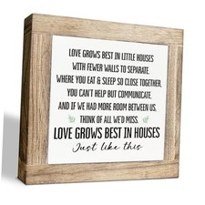 Farmhouse  Wedding Decor, Love Grows Best In Little Houses, Color01