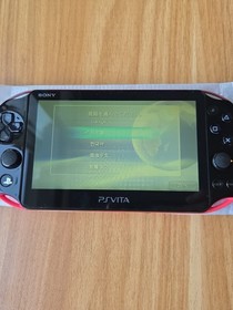 Sony PS Vita Console PCH-2000 Pink/Black Complete Box CIB Japan Region Free