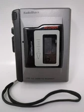 RadioShack Optimus CTR-112 Handheld Cassette Tape Recorder Tested Working